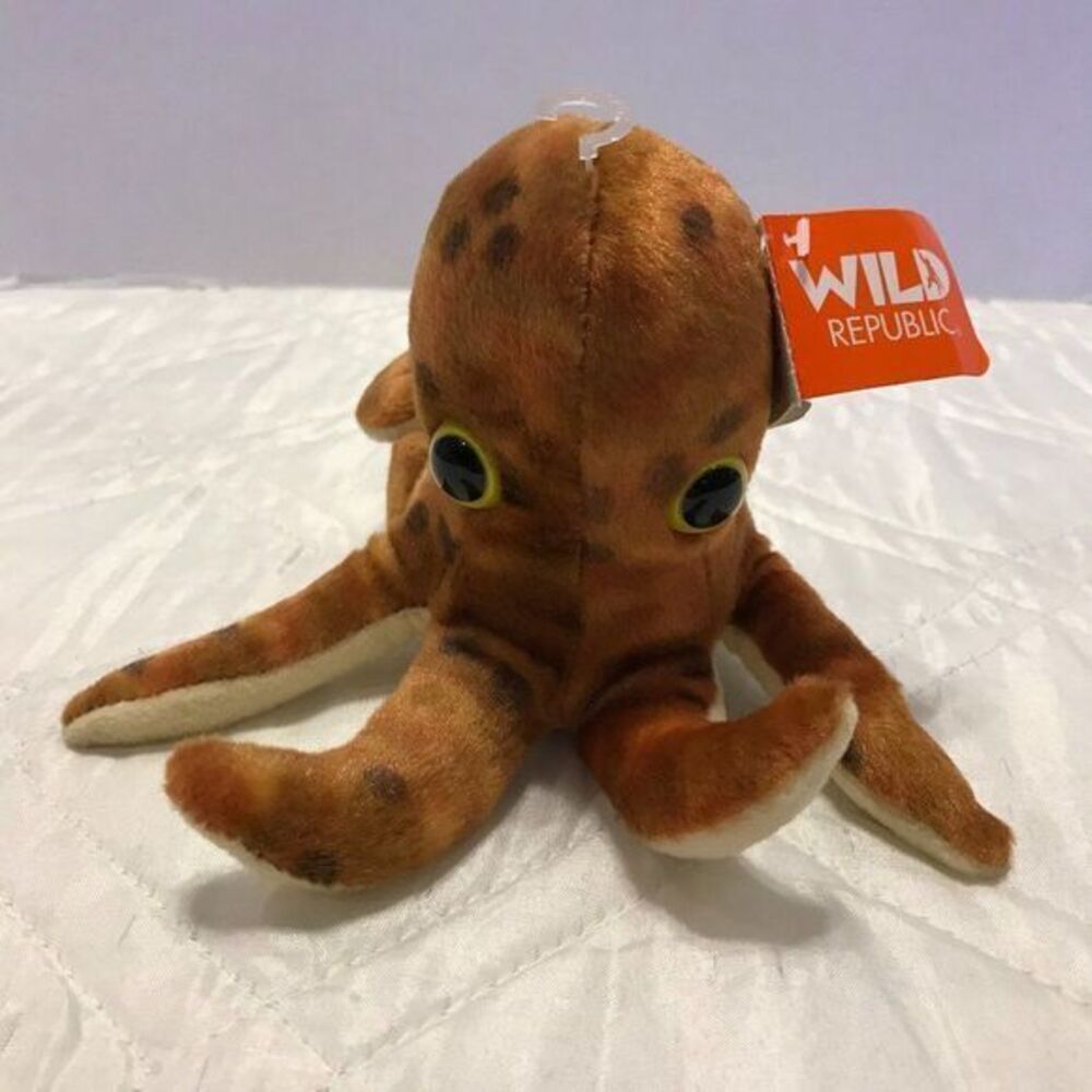 Wild Republic‎ Huggers Slap Bracelet OCTOPUS Plush